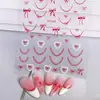 Adesivo de Unha Laço Francês com Linha 3D Casual Mais Fácil de Combinar Amor Laço Adesivo de Arte para Unhas Joia Dh854
