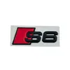 Adequado para Etiquetas Personalizadas Audi, Logos Metálicos de Carro, Etiquetas Traseiras Modificadas S3 S4 S5 S6 S8
