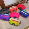 Diretamente do Fabricante, Nova Marca da Moda Bata Bolsa de Cintura Mini Impermeável Outdoor para Homens e Mulheres, Bolsa de Celular Color Blocking para Estudantes, Leve