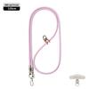 Cordón elegante de 6 mm con hebilla doble para teléfono móvil, para muñeca, corto, funda para teléfono móvil, cordón tejido, cordón para cámara/llaves, antipérdida