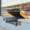 Rampa de carga fixa plataforma de carga eletro-hidráulica doca logística para empilhadeiras, rampa de carga fixa de 8-10 toneladas