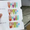 Nai Zi Pura Artesanal Fototerapia Unha Wearable Arte de Unha A219 Estilo Europeu e Americano Designs Esculpidos 3D Atacado Patches de Unha Prontos Removíveis