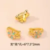 Acessórios de Botão de Pressão Colorido Esmalte Cloisonné Joias Artesanais DIY Colar Pulseira Acessórios de Botão de Pressão Prontos para Venda