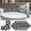 TS332-343 pegatinas de azulejo de porcelana gris avanzadas transfronterizas decoración del hogar DIY autoadhesivas película de cristal pegatinas de suelo y pared