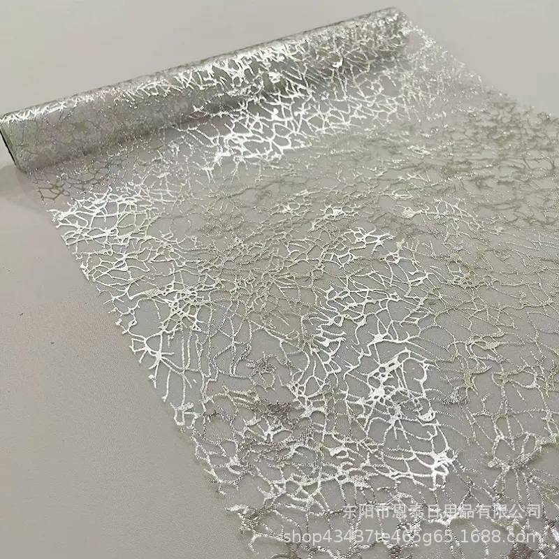 欧根纱乱网 银色2