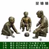 Fabricante Personalizado de Esculturas de Figura de Imitación Cobre de Fibra de Vidrio, Esculturas de Cobre Fundido para Parques, Snacks, Costumbres Populares y Esculturas de Cobre de Cultura Agrícola