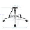 Base Cónica de Metal de Cinco Estrellas para Silla, Base Engrosada de Cinco Garras con Herrajes, Pistón de Gas, Ruedas, Juego Completo de Accesorios Universales para Silla
