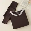 Ropa Interior Térmica Adelgazante Sin Costuras Nueva 2026 para Mujer, Conjunto Delgado de Top y Pantalones Calentados para Otoño e Invierno, Disponible al por Mayor