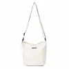Nova bolsa tiracolo casual de nylon resistente à água, simples e versátil, uma bolsa de ombro multicamadas e leve para mulheres, perfeita para o dia a dia.