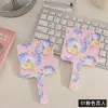 Vendas Diretas da Fábrica Espelho de Mão Quadrado Espelho de Maquiagem de Beleza Portátil com Impressão de Logotipo Espelho de Brinde Publicitário de Beleza