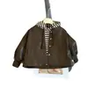 Chaqueta de Cuero para Niñas Primavera y Otoño 2026 Nueva Elegante Ropa de Otoño para Niños Chaqueta Moderna para Niños y Niñas