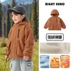 Chaqueta de invierno impermeable con forro polar para niños Youou, nuevo modelo 2026, ropa infantil, top de invierno para bebé y niño pequeño