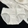 Encaje de tiro largo 10A antibacteriano para niñas 2024 nuevo para damas tiro otoño e invierno cintura agradable a la piel sexy bragas