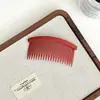 Pente Colorido Simples para Mulheres, Pente de Verão para Coques na Nuca, Ferramenta de Penteado para Cabelos Rebeldes, Pente Elegante para Franja, Acessório de Prendedor de Cabelo