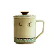 Taza de Oficina Dunhuang Feitian para el Hogar con Separador de Agua y Té, Juego de Tazas de Té, Taza de Gama Alta, Regalo Conmemorativo Cultural y Creativo