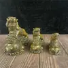 Gu Yunzhai Tigre de Latón Tigre de Cobre Marrón Latón Tigre del Zodiaco Cornucopia Tigre Oficina en Casa Péndulo