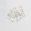 Fecho de Ferradura Banhado a Ouro 18K de Cobre Conserva-Cor Acessórios para Joias DIY Materiais Fio Protetor em Forma de U para Colar Conector de Fecho Final