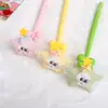 Nueva pluma de gel de flor de tela creativa, linda flor pequeña colorida de silicona de alto valor, pluma de sacudir, pluma a base de agua