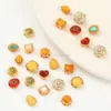 Jingde Jewelry Retenção de Cor Alta Cobre Banhado a Ouro Gotejamento de Óleo Caixa Mágica Acessórios Artesanal DIY Acessórios para Joias Fabricante Atacadista