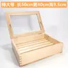 Caja de Madera para Sashimi Estilo Japonés, Caja de Exhibición para Yakitori, Sushi de Erizo de Mar, Plato de Carne, Plato de Pescado con Tapa, Contenedores y Utensilios para Alimentos