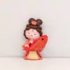 Souvenirs Turísticos Decorativos Culturales y Creativos de Xi'An Luoyang, Dulces de Estilo Antiguo, Brocado Pequeño, Tendencia Nacional, Imanes de Refrigerador Magnéticos de Dama de la Dinastía Tang