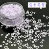 Accesorios para decoración de uñas con forma de corazón hueco de color sólido macaron estilo INS, manualidades, juguetes, accesorios y componentes, envío directo de fábrica