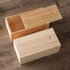 Caja de Almacenamiento de Escritorio de Madera Caja de Regalo Juego de Té Caja de Regalo de Madera Tapa Deslizante Caja de Madera Maciza Caja de Almacenamiento Retro Caja de Té