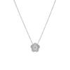Collar con Colgante de Flor de Cinco Pétalos de Lujo Modelo 2025 para Mujer, Set Floral Versátil, Moda de Alta Gama Estilo Nuevo, No se Desvanece