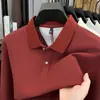 Camisa Polo de Algodón Puro con Cuello y Mangas Largas para Hombre de Primavera y Otoño Tops Casuales para Hombre Camiseta de Color Puro Piqué 100% Algodón para Hombre