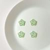 Acessórios de resina para ondulação de água em forma de estrela de cinco pontas, acessórios de joias faça você mesmo, grampos de cabelo em forma de estrela doce, sapatos com material de flor, atacado