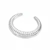 Pulsera de Moda Trendy Minimalista Personalizada de Venta Caliente Transfronteriza con Baño Galvánico UV de Acrílico CCB Abierto