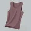 Chaleco de Modal para Hombre Verano Delgado Seda de Hielo Sensación Fresca Top sin Mangas Antibacteriano Antiácaros Sudadera Deportiva Secado Rápido Camiseta sin Mangas