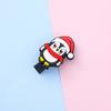Novo Papai Noel Desenho Animado Rena Doce Pinguim Borracha Macia Adesivo Grampo de Cabelo Adorno de Cabeça Festivo Acessórios de Cabelo para Crianças