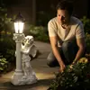 Figura de ángel clásica, luz nocturna para exteriores, farola, decoración de jardín y patio, crea una atmósfera agradable, regalo de resina, impermeable y personalizable