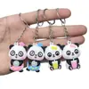Colgante pequeño de panda nuevo llavero llavero de panda pequeño muñeco con logo personalizado recuerdo regalo pequeño venta al por mayor