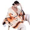 Bufanda Nueva de Invierno Cálida Imitación Cachemira Bufanda de Largo Medio para Aire Acondicionado para Mujer Bufanda Retro con Borlas de Caballo