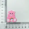 Nuevo Dibujo Animado Oso Lindo Sentado Accesorios de Goma Blanda Parche de Plástico ABS para Funda de Teléfono DIY Taza de Agua Zapatos de Algodón