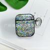 Capa de fone de ouvido Apple Bluetooth Airpods com glitter epóxi aplicável à capa protetora de fone de ouvido Airpods pro2/3