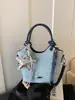 Bolso Exquisito de Gran Capacidad Transfronterizo 2026 Nuevo Bolso de Hombro Bajo el Brazo para Mujer Bolso Cruzado Tipo Cubo para Viajes