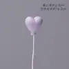 Globo de colores para decoración de pasteles, tarjetas, luz enchufable, arcilla, confesión, fiesta de cumpleaños, postre, disfraz