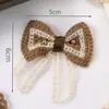 Nuevo Pasador de Flor de Perla de Encaje de Color Contrastante Café con Leche Retro Accesorios para el Cabello Accesorios Zapatos y Calcetines Accesorios de Ropa