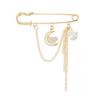 Broche Transfronteiriço Europeu e Americano Elementos de Coração Lua Urso Flor Broche Acessório de Roupa Funcional Simples Acessório de Pino