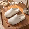 Pantuflas de Algodón EVA Hamuding para Mujer, Calientes con Felpa Adicional, Resistentes a la Suciedad, Fáciles de Limpiar, Silenciosas, Antideslizantes, Impermeables para Interiores
