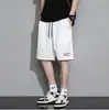 Shorts de Verano Personalizados para Hombre, Shorts Estampados de Seda Helada de Corte Holgado de Moda, Estilo Delgado Versátil Casual Deportivo para Estudiantes