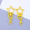 Boting Llavero de Cangrejo Estrella de Cinco Puntas Pintado DIY Lindo Versátil Colgante Accesorios Venta al por Mayor
