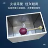 Acero Inoxidable 304 Canaleta Tanque de Descarga Baño Público Canaleta Tanque de Descarga Automática Canaleta para Heces Urinario Inodoro de Sentadilla Tanque de Agua