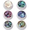 Joyería de Uñas Japonesa Ultrafina Piezas de Concha Estilo Ins Pegatina Decoración de Uñas Piezas Grandes de Nácar de Nueva Zelanda Piezas de Nácar