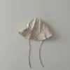 Sombrero de Pescador Rayado Fino de Primavera y Verano con Protección Solar para Bebé y Niños Pequeños para Salir Sombrero de Cubo a Cuadros