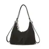 Bolsa de grande capacidade com estilo descontraído para mulheres, nova mochila de moda 2026 para o dia a dia, bolsa de ombro e transversal multiuso