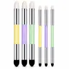 Venta al por mayor de fábrica pluma de pincel de papel 6 Paquete de 3 arte boceto pincel pintura con pincel pluma para difuminar estudiantes juego completo